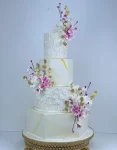 3 tier cake white wedding cake